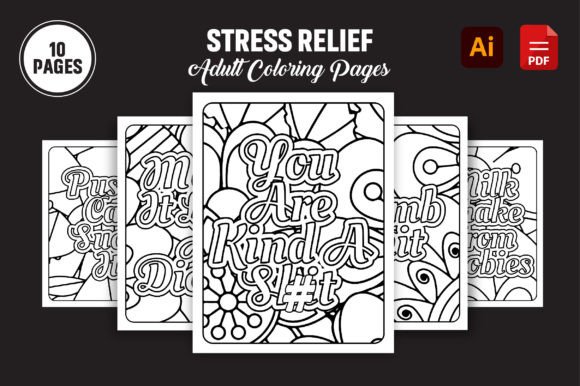 Download Stress Relief Adult Coloring Pages V81 - Adult Collection