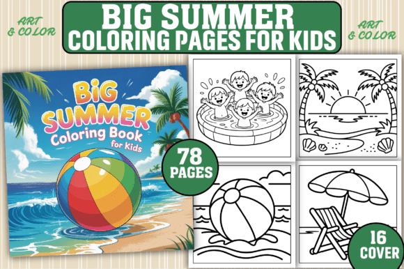 Download 78 Big Summer Coloring Pages for Kids - Summer coloring page Collection