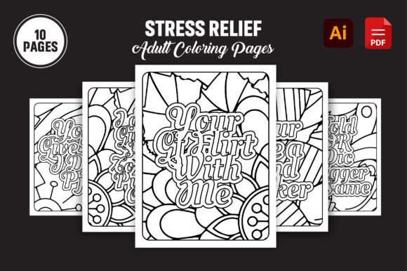 Download Stress Relief Adult Coloring Pages V79 - Adult Collection