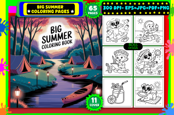 Download Big Summer Coloring Pages for Adults - Summer coloring page Collection
