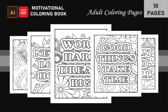 Download Motivational Coloring Pages for Adults - Adult Collection