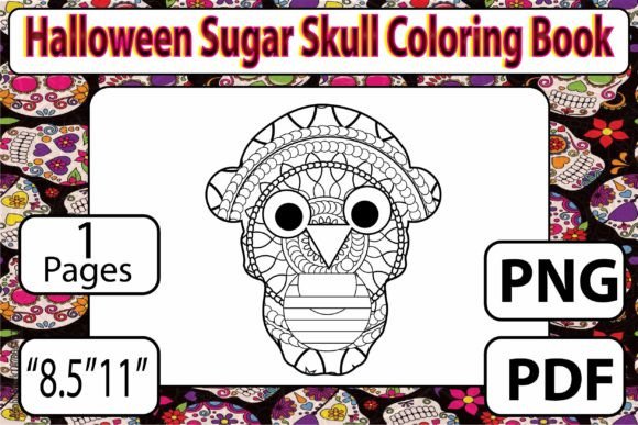 Download Sugar Skull Coloring Page for Adults - Adult Collection