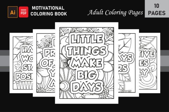 Download Motivational Coloring Pages for Adults - Adult Collection
