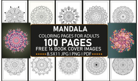 Download 100 Mandala Coloring Pages for Adult - Adult Collection