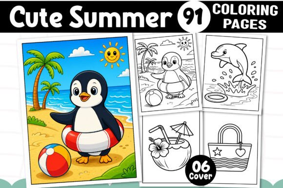 Download Cute Summer Coloring Pages for Kids - Summer coloring page Collection