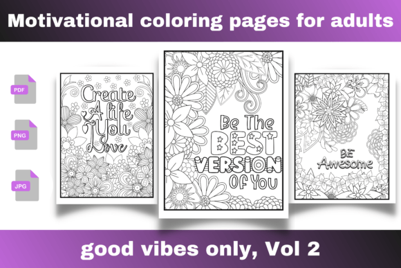 Download Motivational Coloring Pages for Adults - Adult Collection