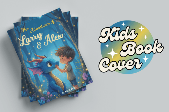 Download Kids Book Cover My Magical Dragon Friend - Kids book cover Collection