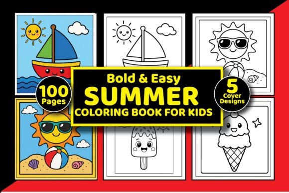 Download Bold Easy Summer Coloring Pages for Kids - Summer coloring page Collection
