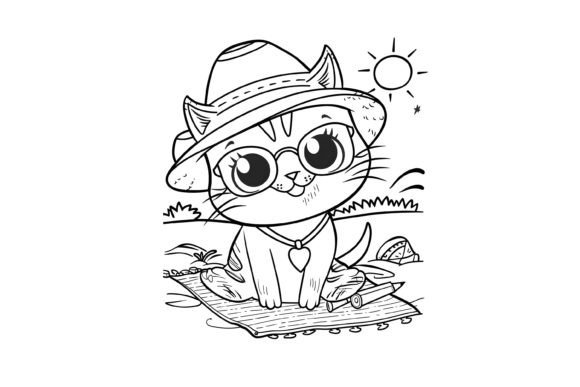 Download Cute Summer Coloring Page for Kids - Summer coloring page Collection