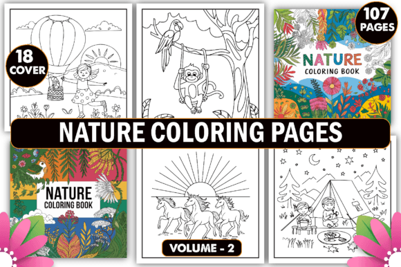 Download Nature Coloring Pages for Adults - Adult Collection