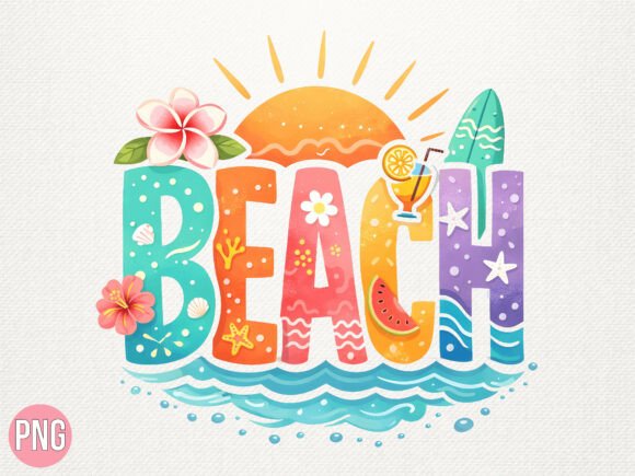 Download Summer Beach Vacation Sublimation PNG - Vacation Collection