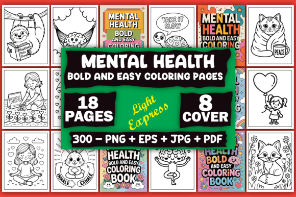Download Coloring Pages Mental Health for Adults - Adult Collection