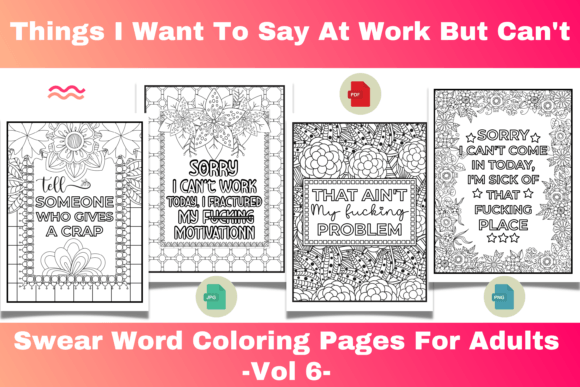 Download Swear Word Coloring Pages for Adults - Adult Collection