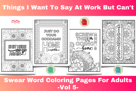 Download Swear Word Coloring Pages for Adults - Adult Collection