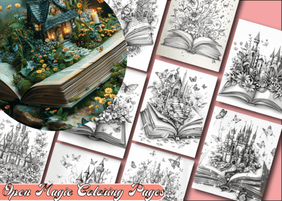 Download Open Magic Coloring Book for Adults - Adult Collection