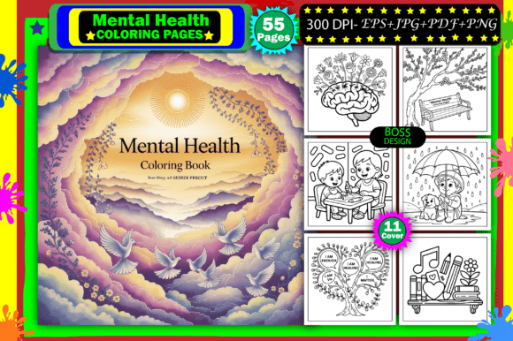 Download Mental Health Coloring Pages for Adults - Adult Collection