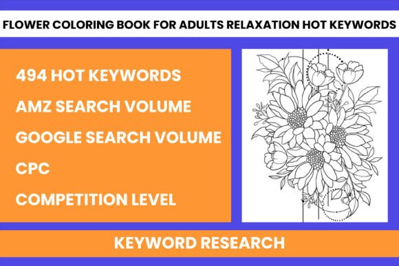 Download Flower Coloring Book for Adults Relax - Adult Collection