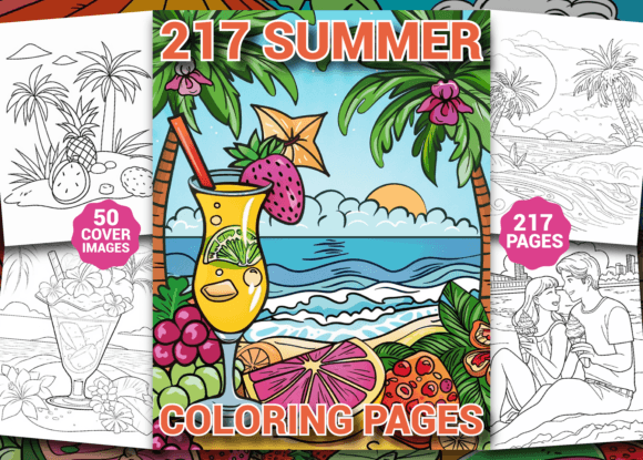Download 217 Summer Coloring Pages for Adults - Summer coloring page Collection