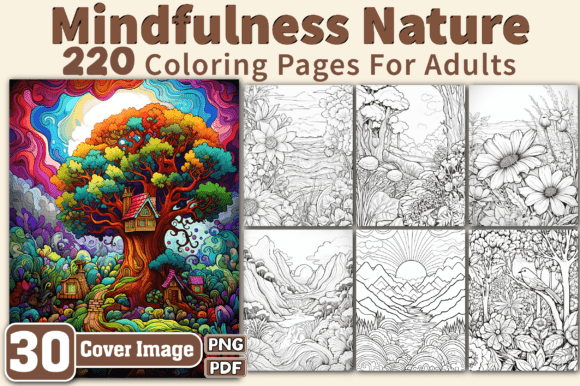 Download Mindfulness Nature Coloring Pages Adults - Adult Collection