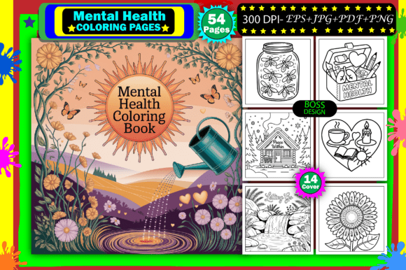 Download Mental Health Coloring Pages for Adults - Adult Collection
