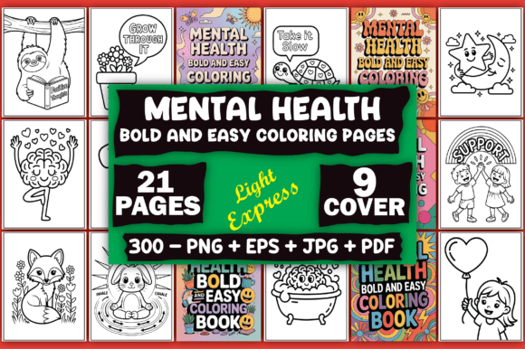 Download Mental Health Coloring Pages for Adults - Adult Collection