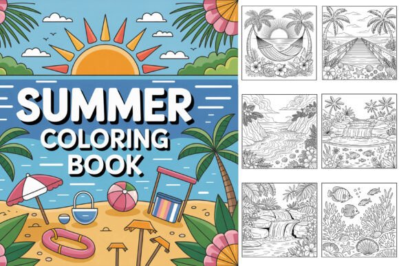 Download Summer Coloring Page for Adults - Summer coloring page Collection