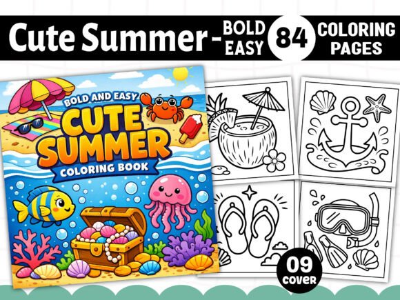 Download Bold Easy Cute Summer Coloring Pages - Summer coloring page Collection