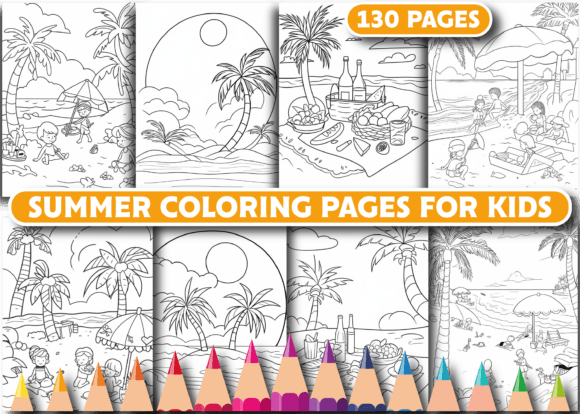 Download Summer Coloring Pages for Kids - Summer coloring page Collection
