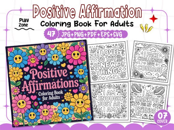 Download Adult Positive Affirmation Coloring Book - Adult Collection