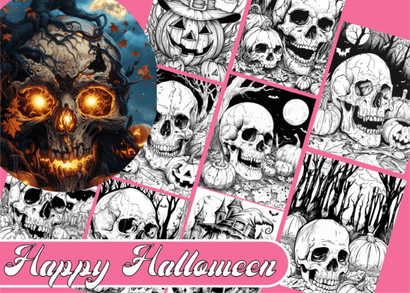 Download Happy Halloween Coloring Book for Adults - Adult Collection