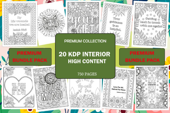 Download 20 Adult Coloring Book Pages Bundle -KDP - Adult Collection
