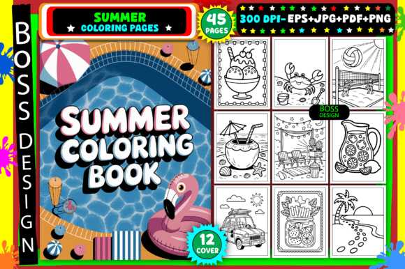 Download Summer Coloring Pages for Adults - Summer coloring page Collection