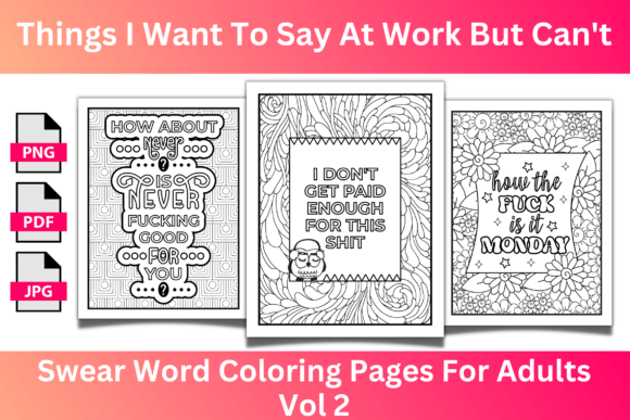 Download Swear Word Coloring Pages for Adults - Adult Collection