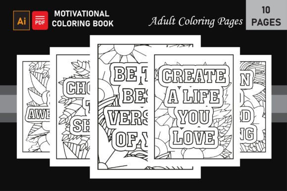Download Motivational Coloring Pages for Adults - Adult Collection