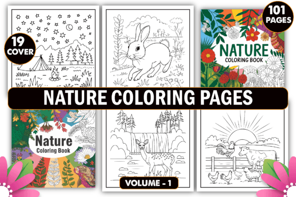 Download Nature Coloring Pages for Adults - Adult Collection