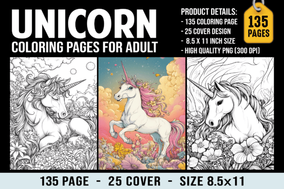 Download 135 Unicorn Coloring Pages for Adults - Adult Collection