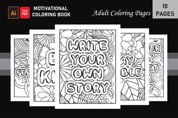 Download Motivational Coloring Pages for Adults - Adult Collection